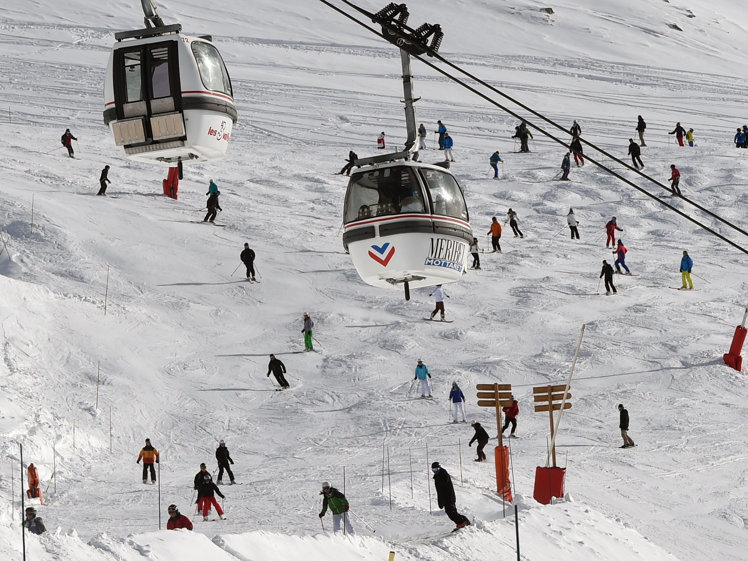 The French ski resort of Meribel