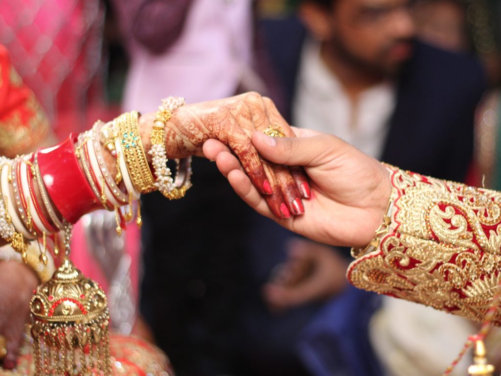 India trouwen kind kleinkind