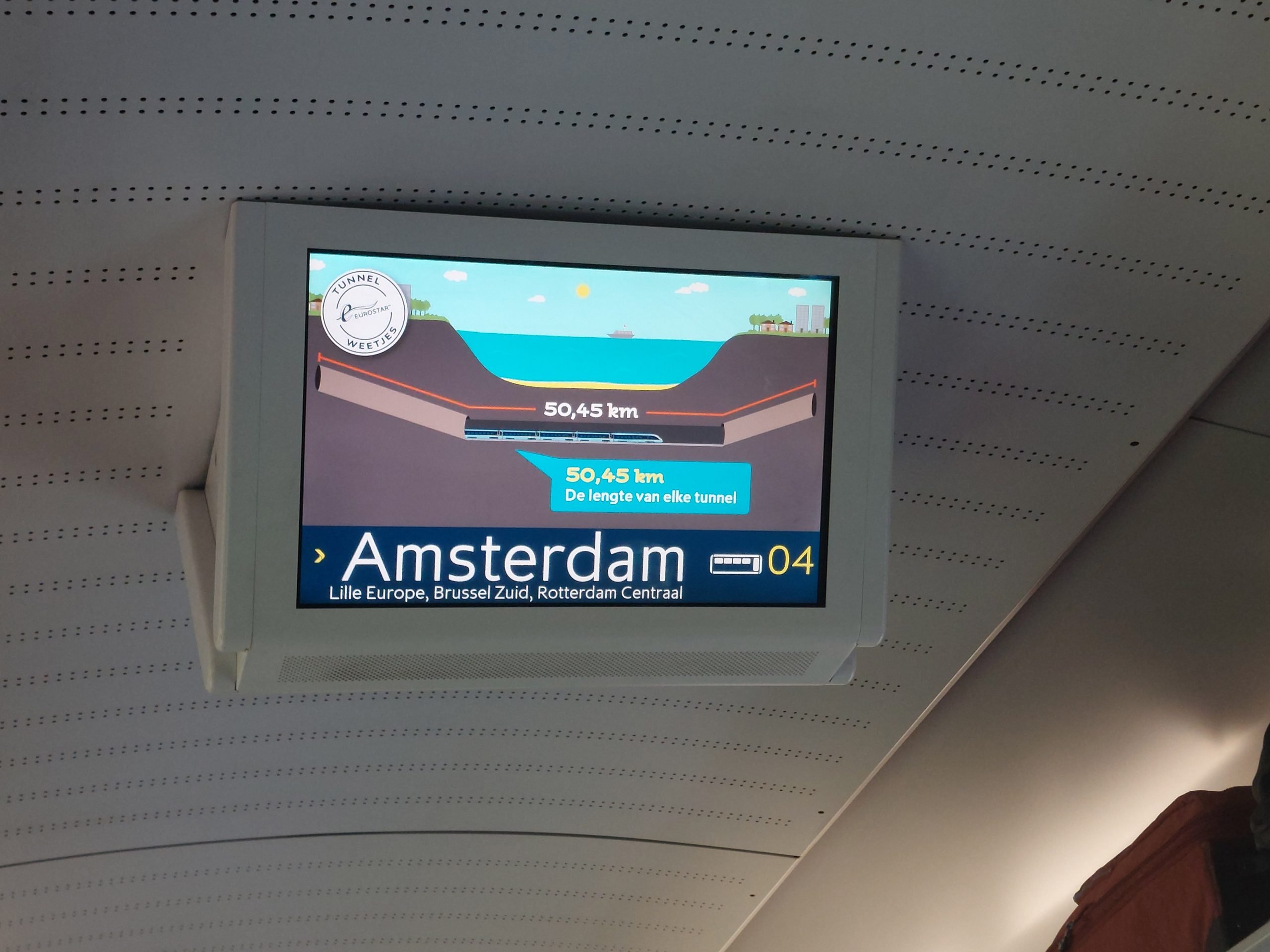 Eurostar reis van Londen naar Amsterdam