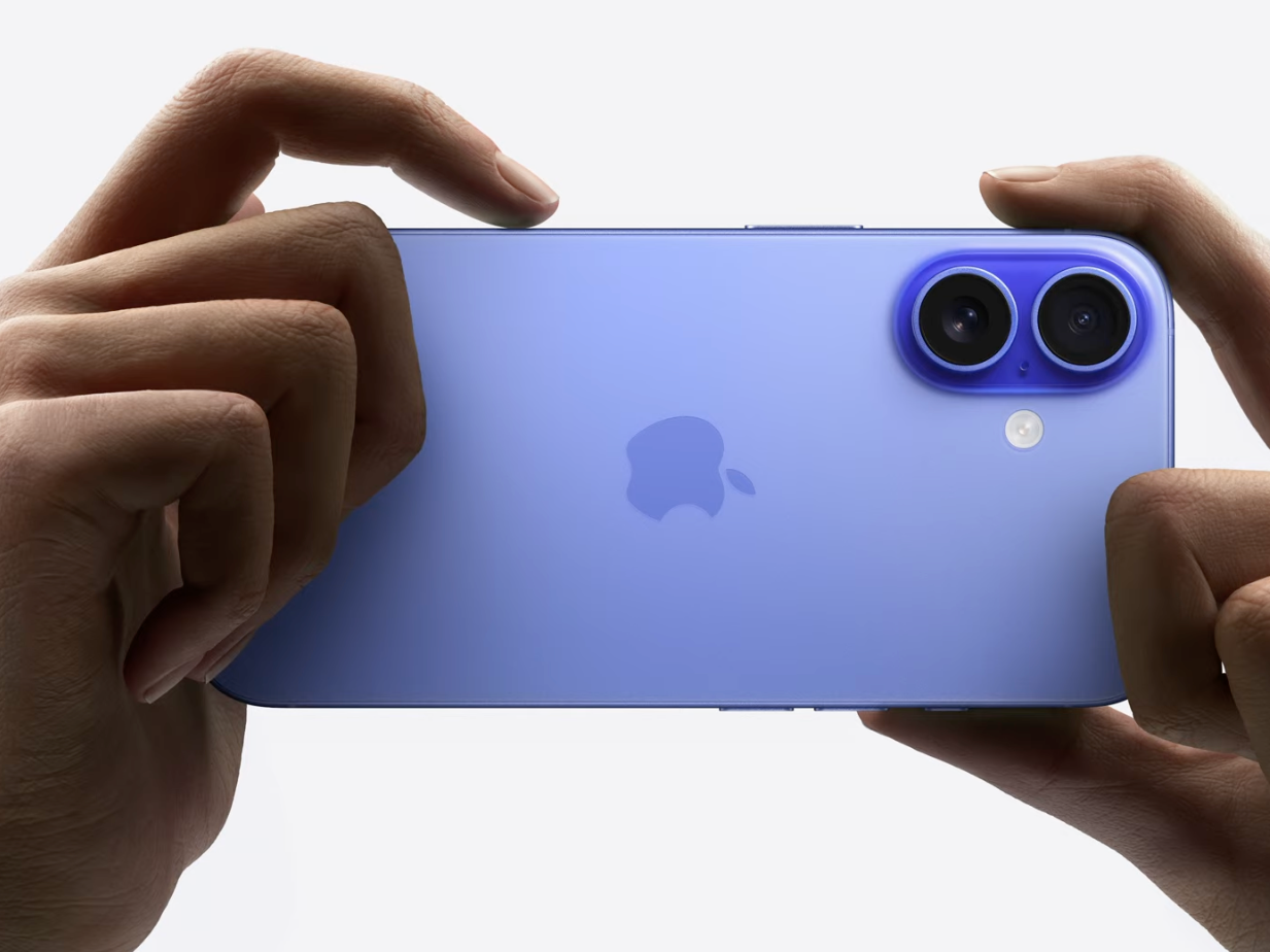 The iPhone 16&#39;s new camera control button.