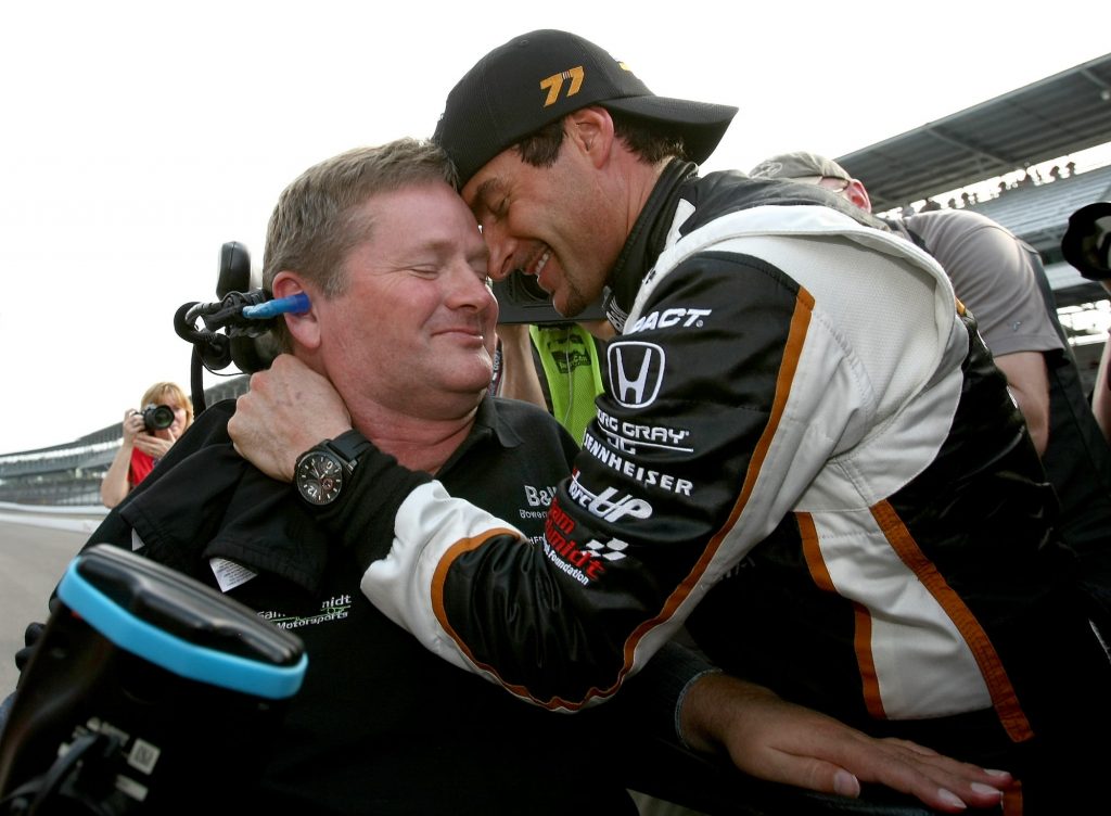 IndyCar racer Sam Schmidt was left paralyzed following an accident in ...