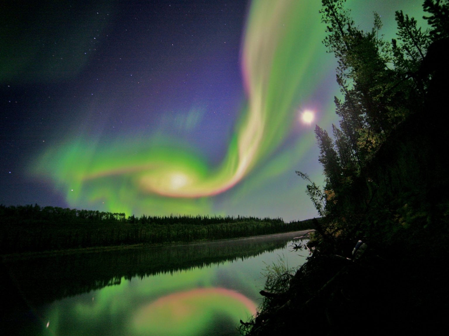 The aurora borealis could appear in New York, Chicago, and Portland on