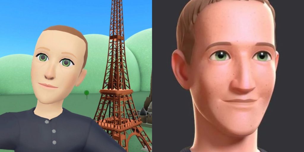 mark zuckerberg avatar metaverse