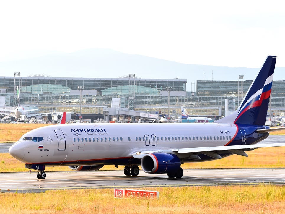 Aeroflot Boeing 737.