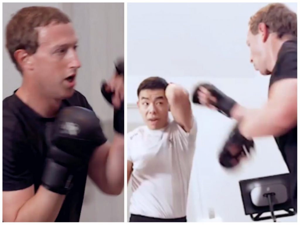 Facebook founder Mark Zuckerberg seen training MMA on video, and Conor ...