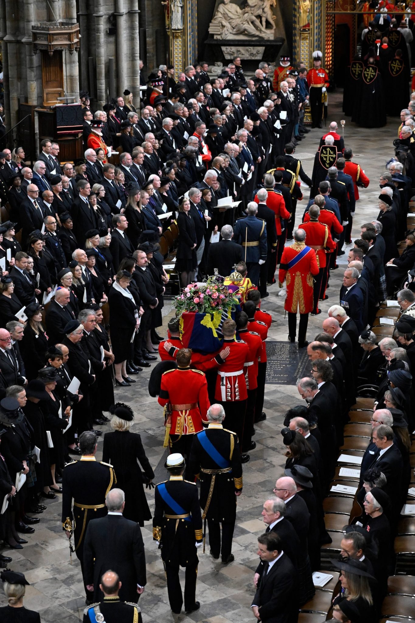 Meghan Markle was photographed crying at Queen Elizabeth II's funeral