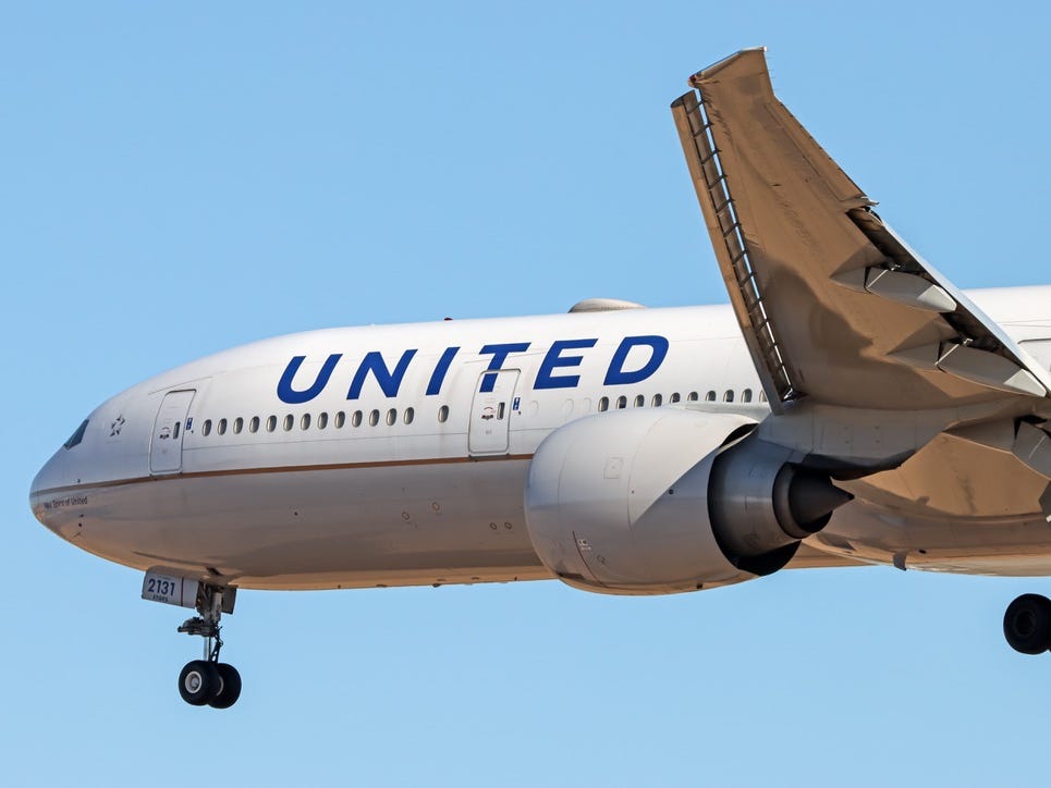 United 777-300ER.