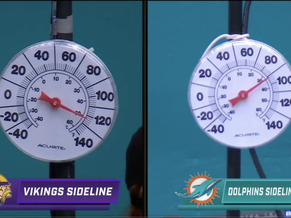 Miami Dolphins' genius stadium design caused Minnesota Vikings to swelter  in 120-degree heat Sunday