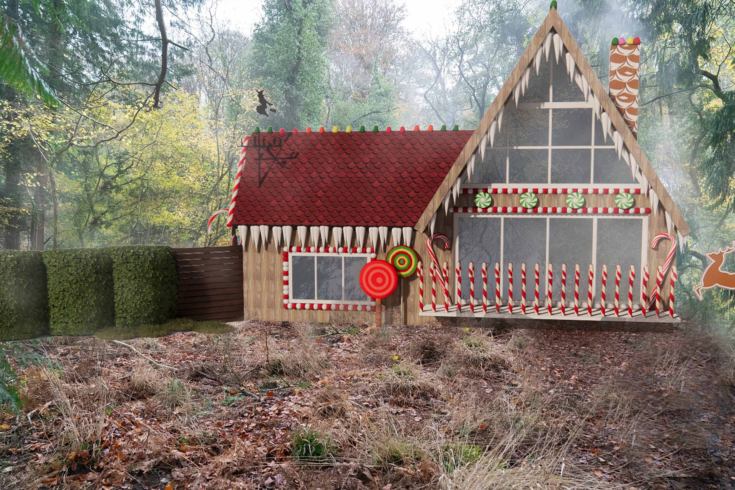 Hansel and Gretel’s Chocolate House by Maria D. for Airbnb OMG! Fund