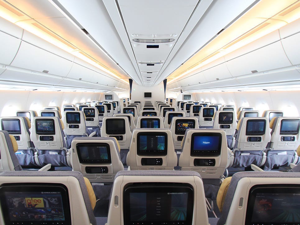 A350 economy cabin
