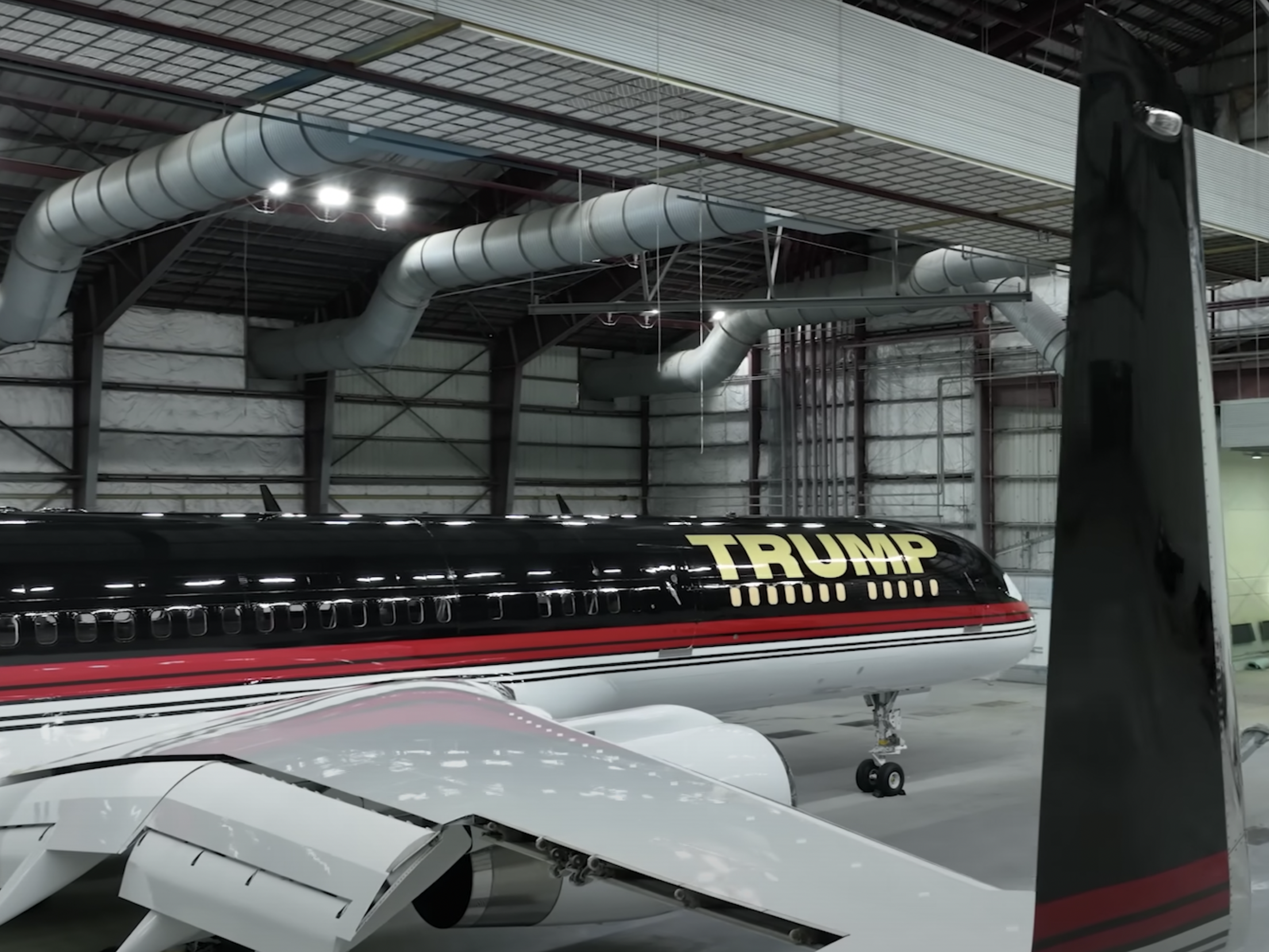 Trump&#39;s new 757 paint job.