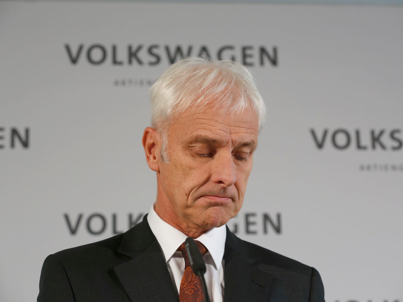 Volkswagen CEO Matthias Mueller