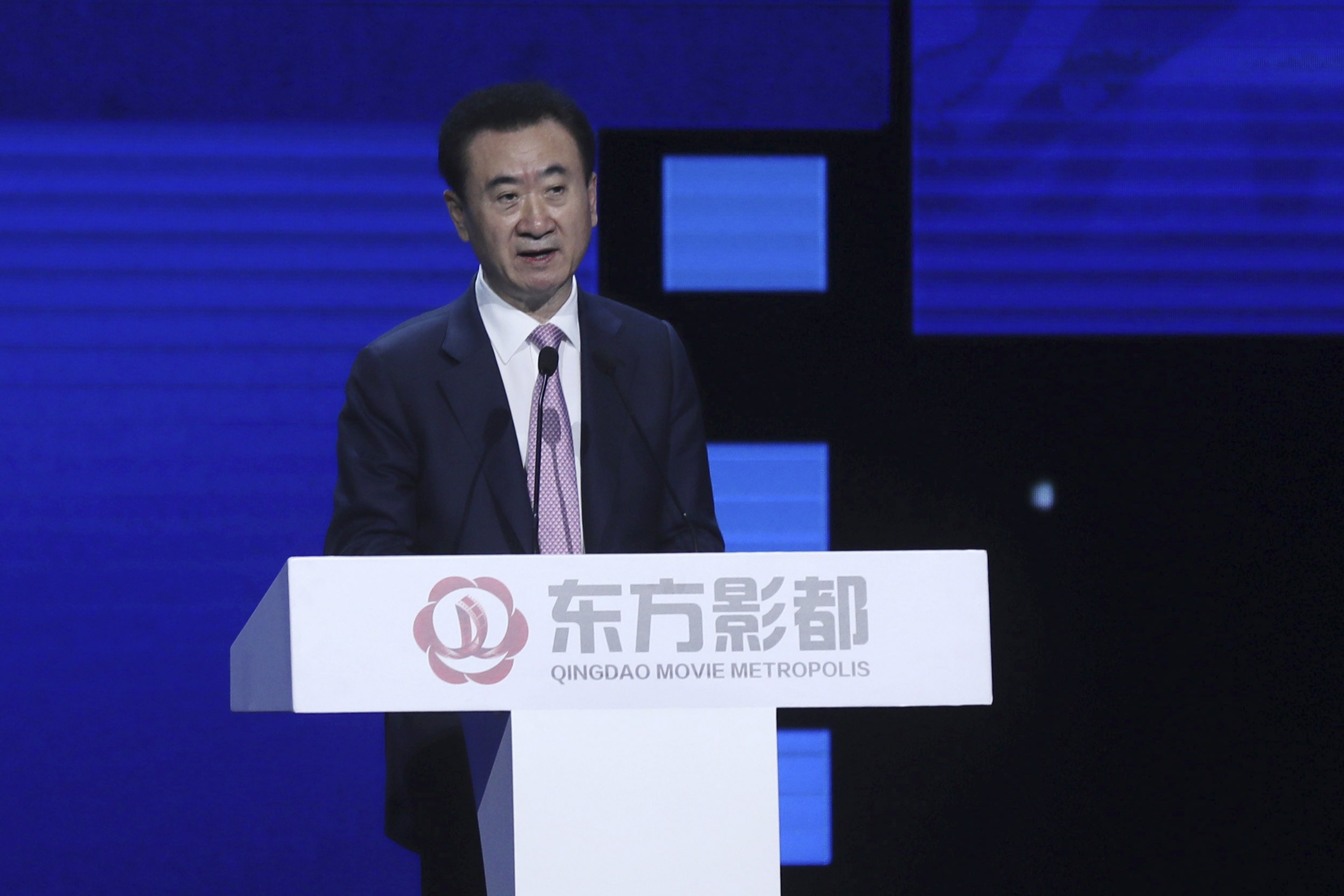 CEO Wang Jianlin van de Chinese Dalian Wanda Group. Foto: EPA/Wu Hong