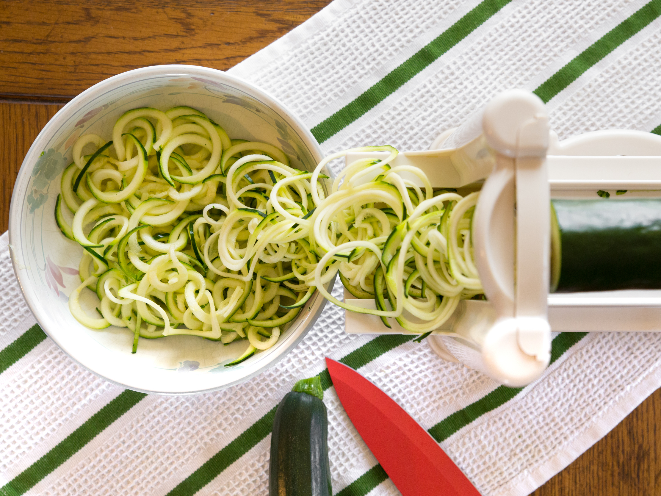 zoodles vegetable spiralizer zucchini