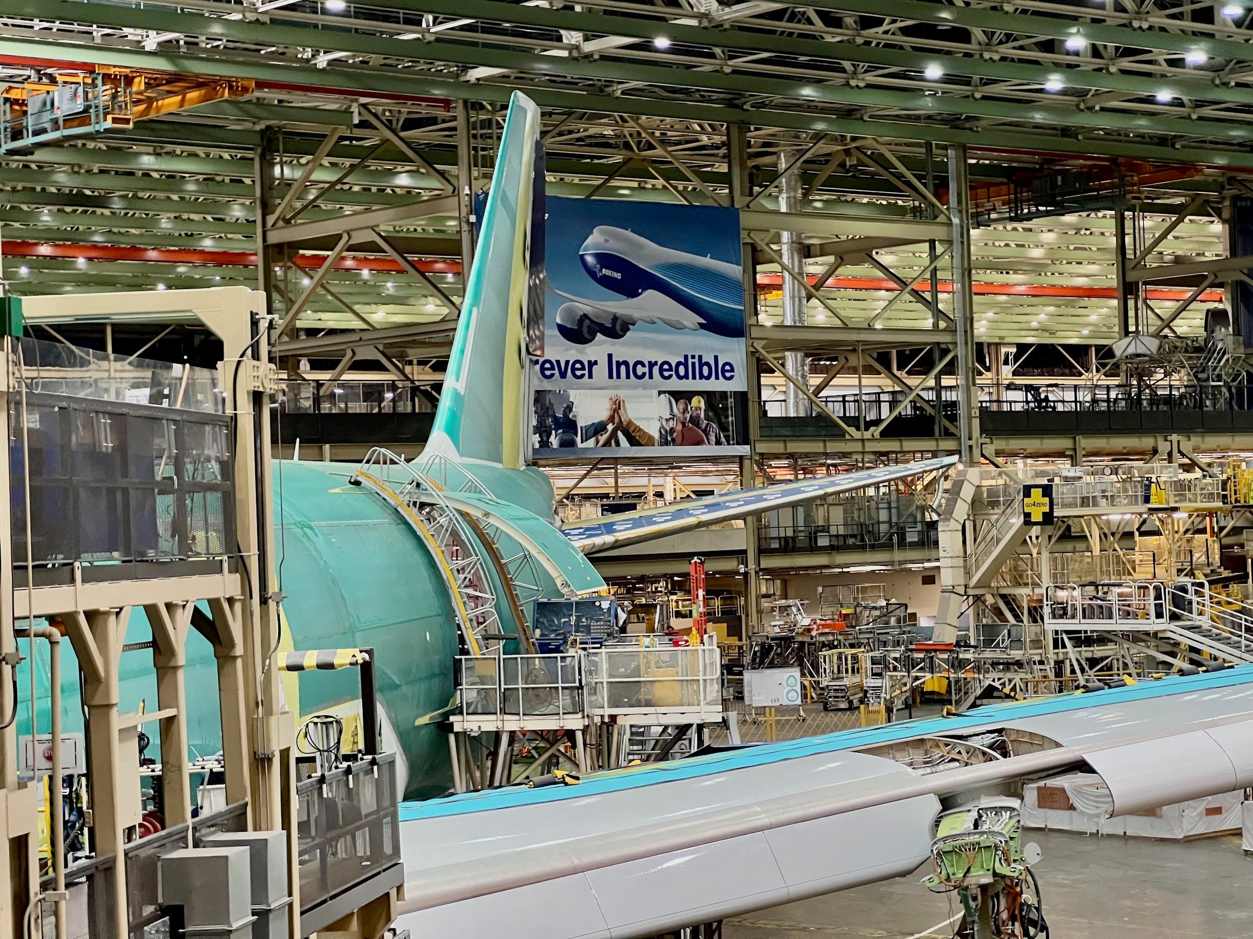 Boeing 747 Factory Tour.