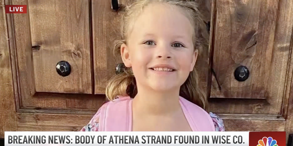 Texas Fedex Driver Arrested For Abducting And Killing 7 Year Old Athena Strand Police Say 6075