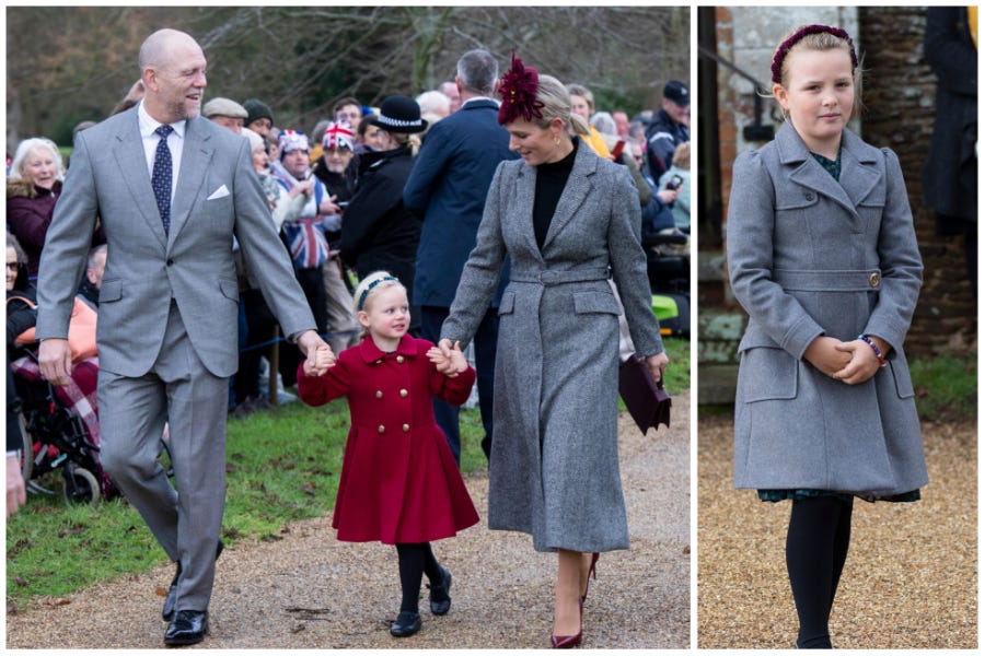 Photos Show Royal Family Members Arriving At Church On Their First ...