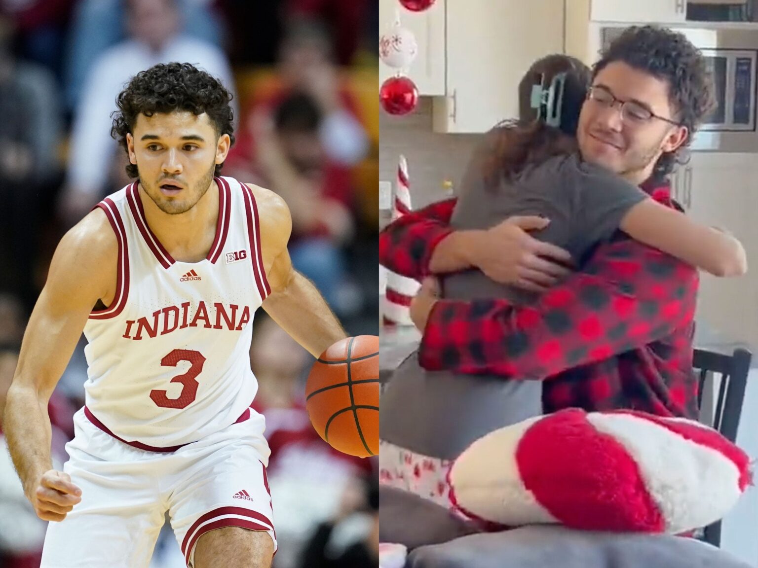 An Indiana Basketball Player Surprised His Sister On Christmas By