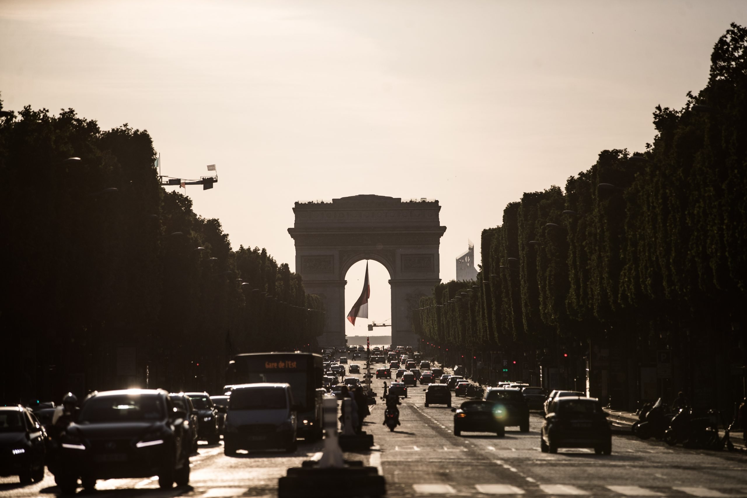 De Champs-Elysees in Parijs. Foto: EPA/Mohammed Badra.