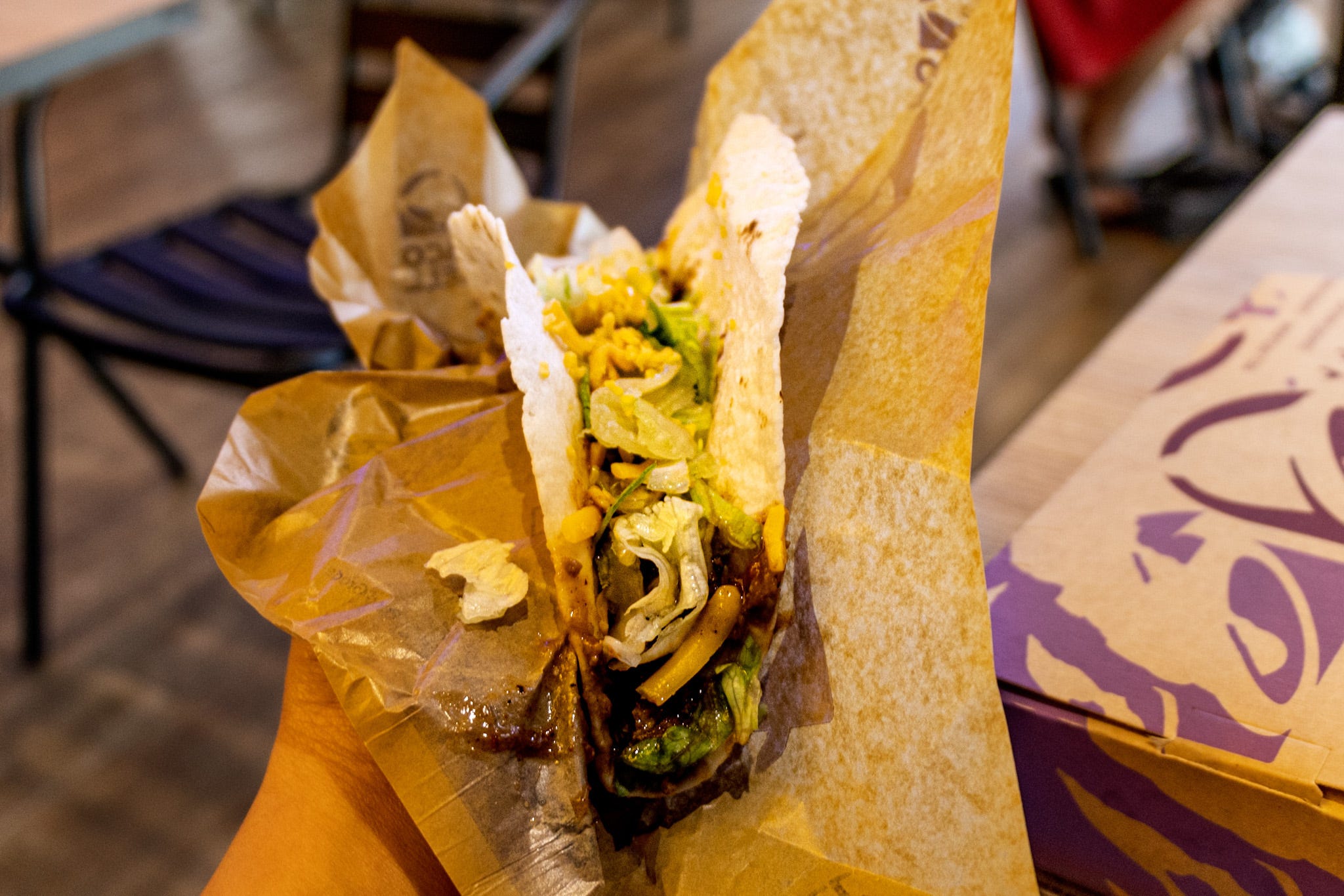 A Taco Bell customer in Colorado who became ill after eating claims he