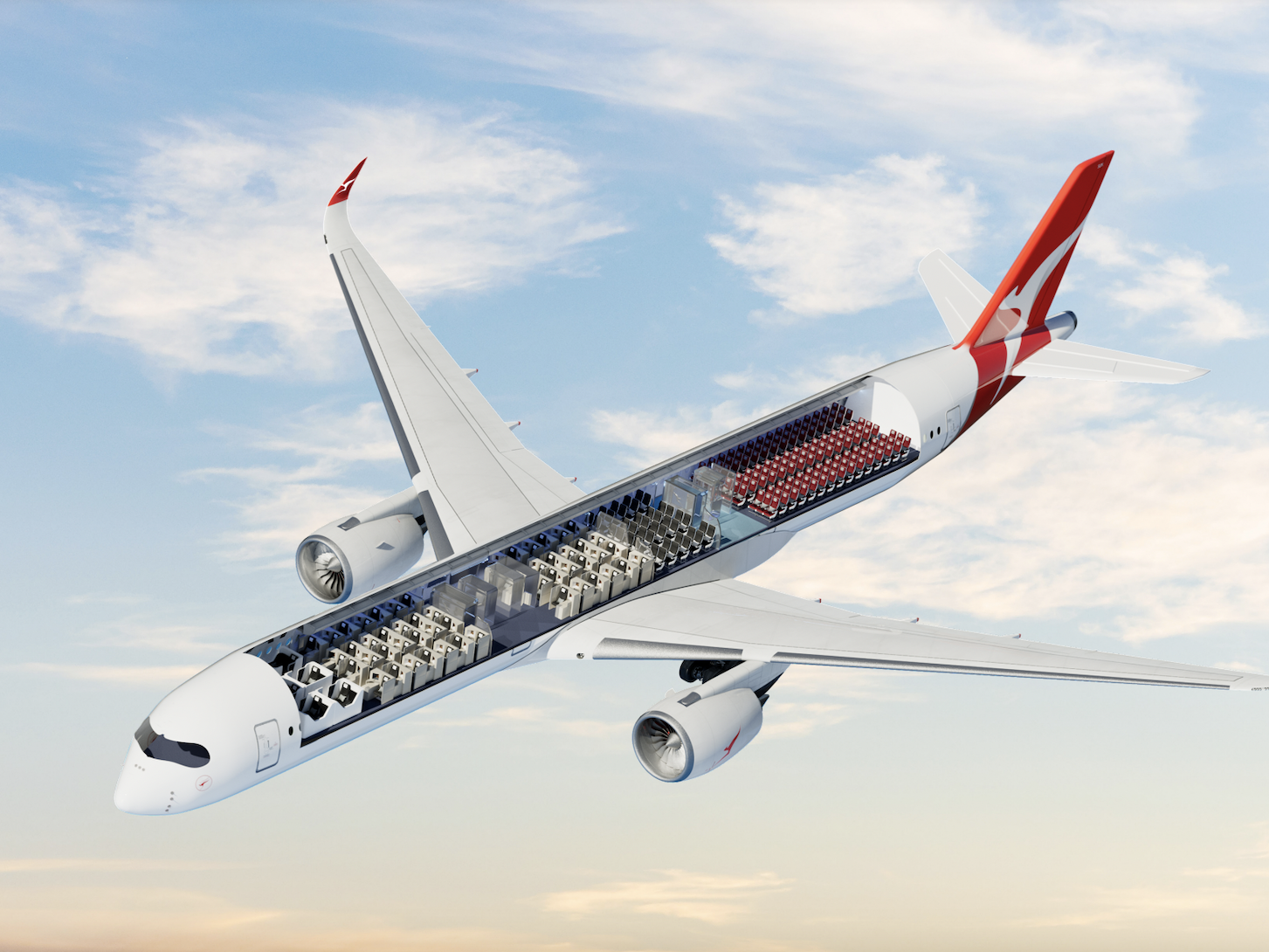 Qantas A350-1000.