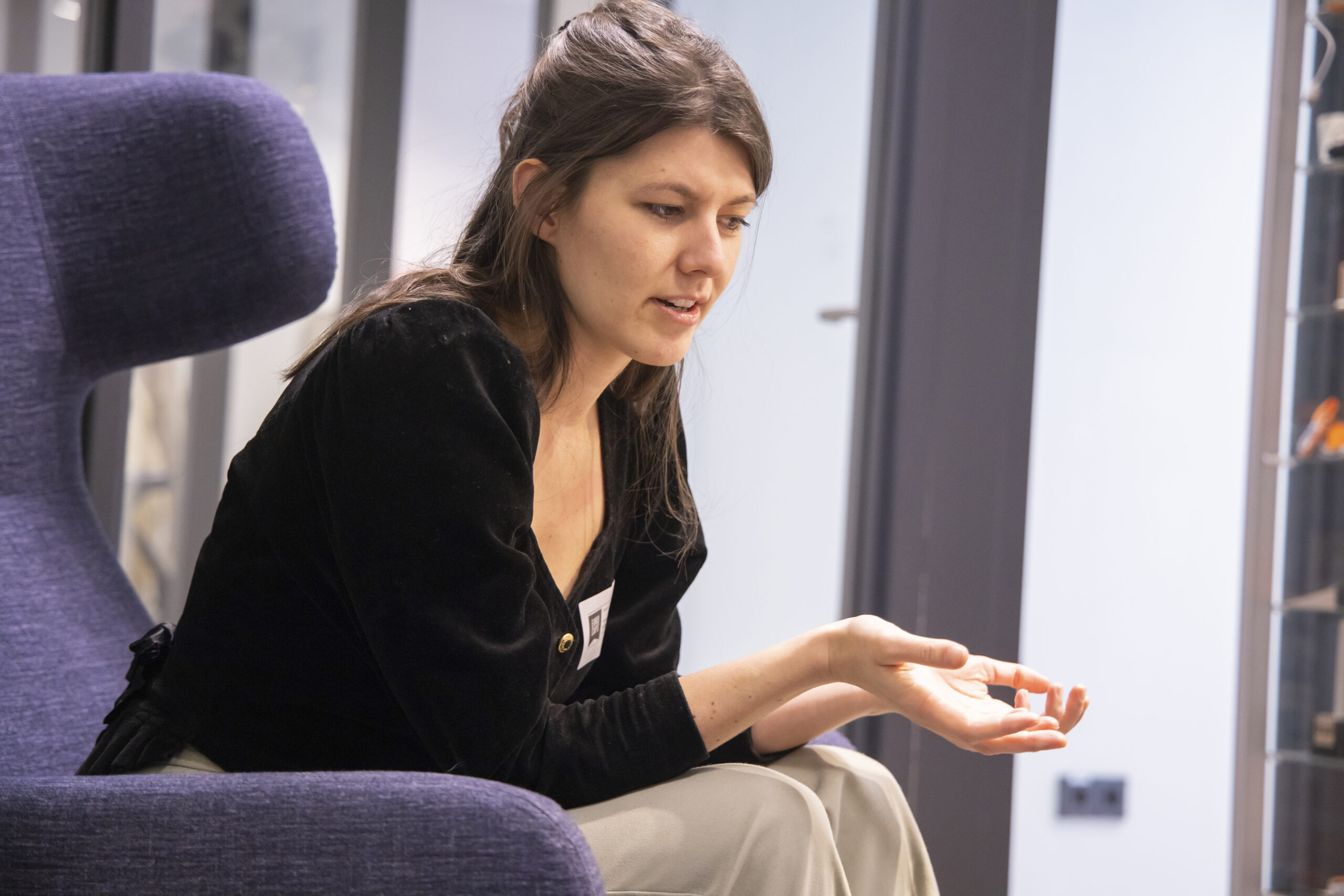 Lena Jüngst, de mede-oprichter van startup Air Up tijdens het interview met Business Insider. Foto: Air Up.
