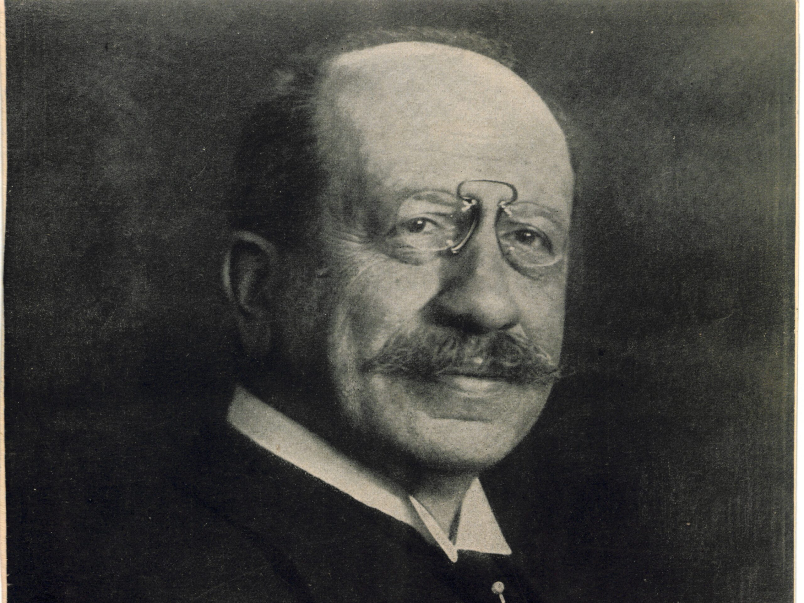 German businessman Albert Ballin (1857 - 1918), 1917. He was general director of German shipping company the Hamburg America Line.