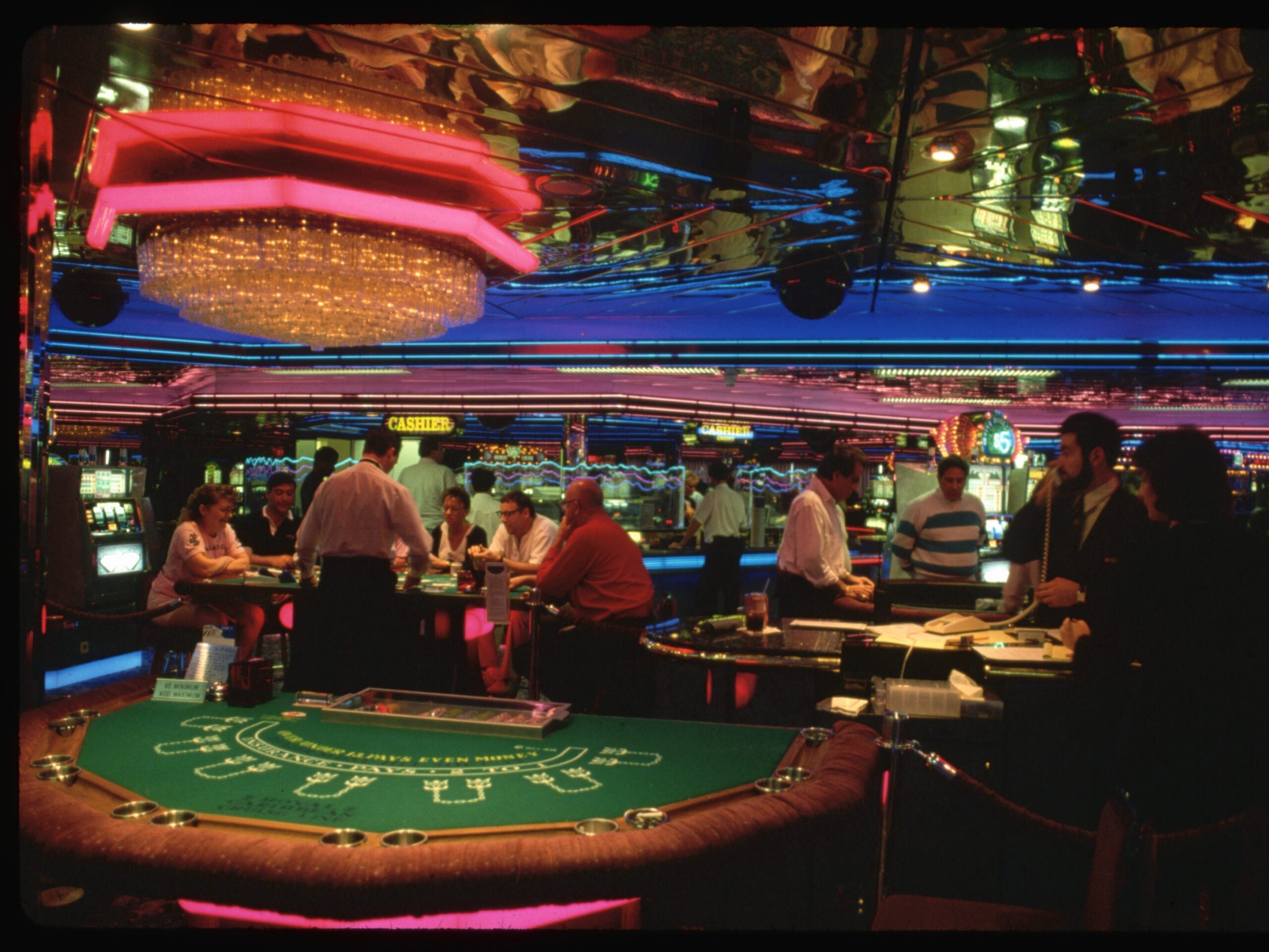 The casino on board the cruise ship &#39;Majesty of the Seas,&#39; circa 1993.