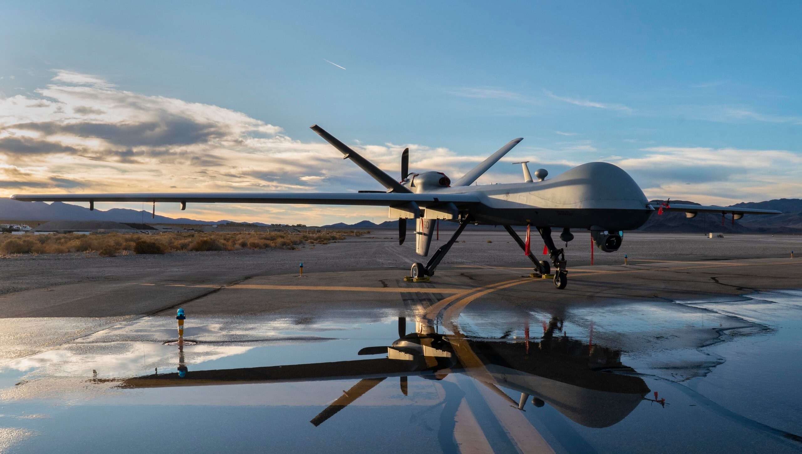 Een Amerikaanse MQ-9 Reaper drone.