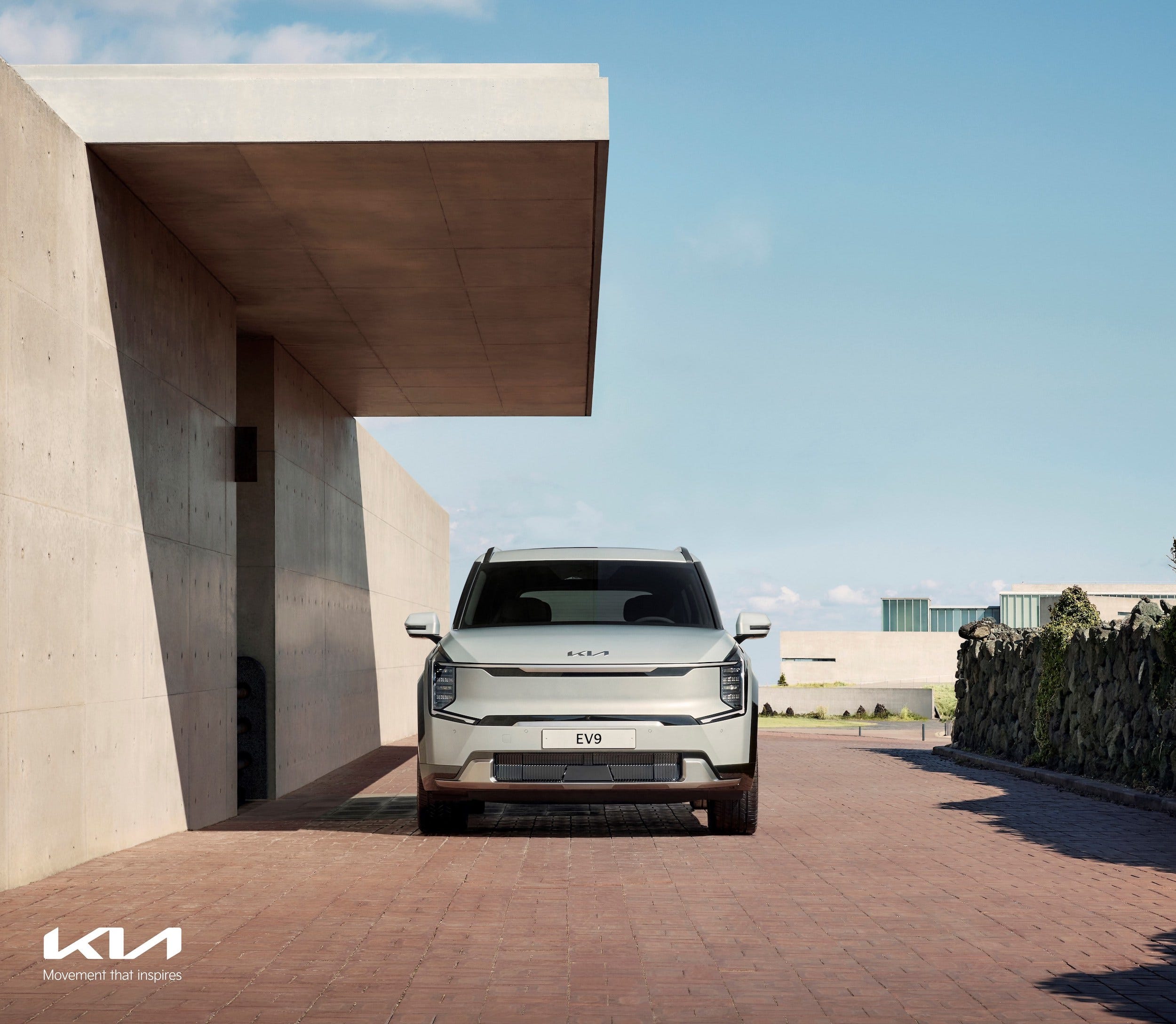 The 2024 Kia EV9 electric three-row SUV.