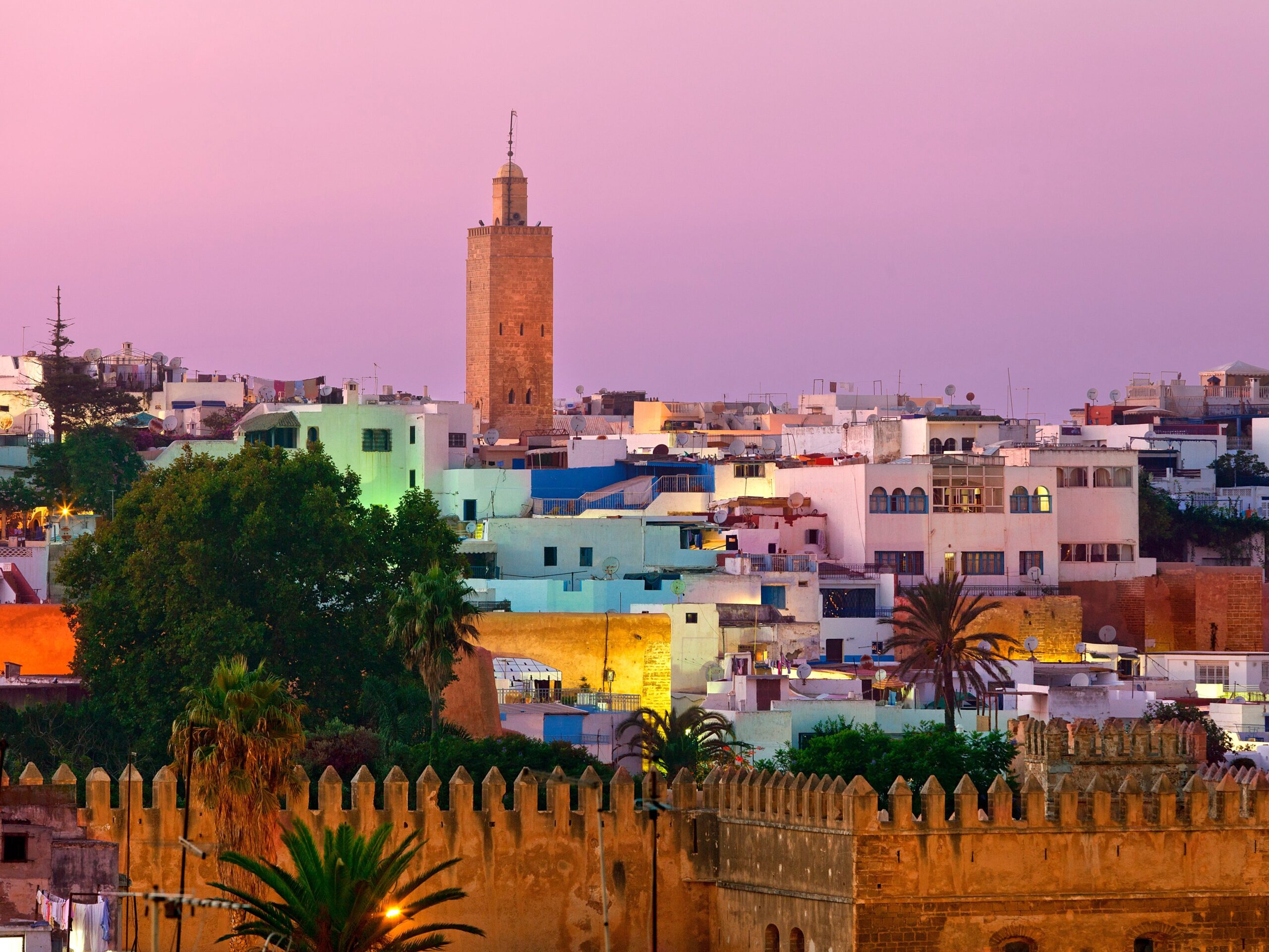 The city of Rabat, Morocco