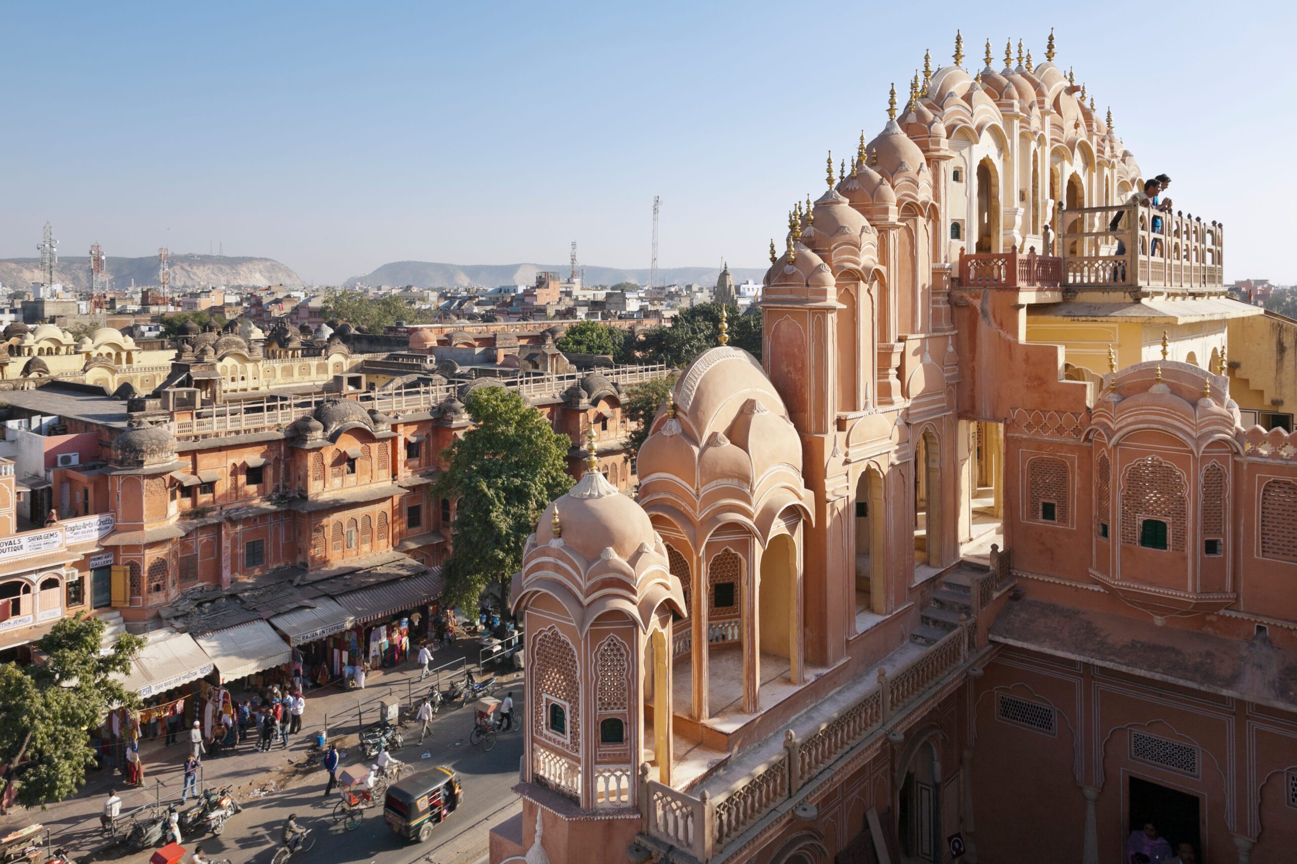 A city view of Jaipur, India