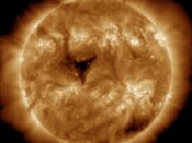 zon zonnewinden coronaal gat