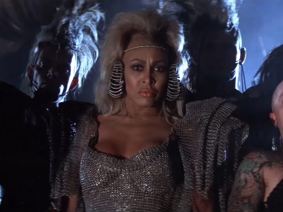 Tina Turner in "Mad Max: Beyond the Thunderdome."