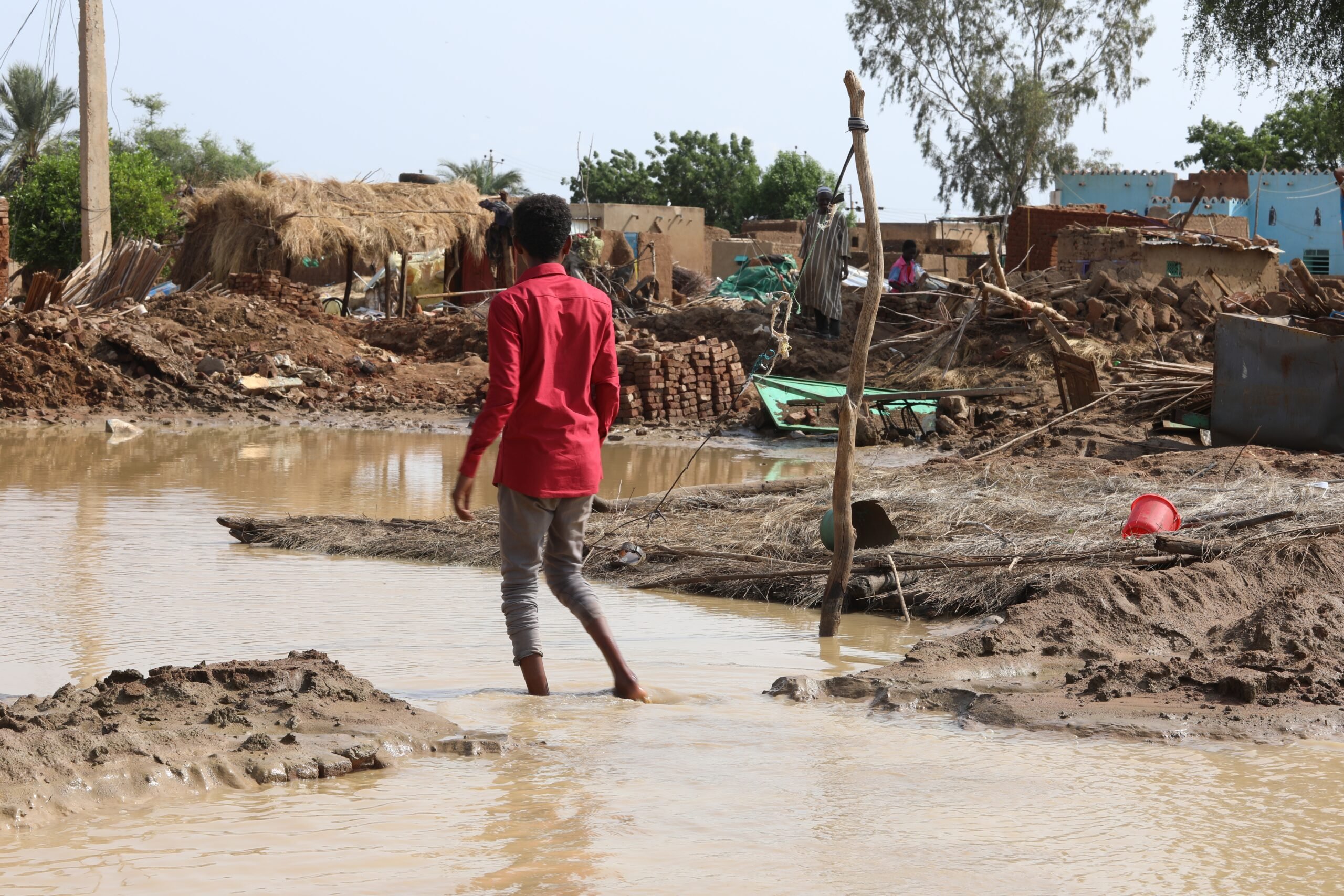 Overstromingen in Soedan in augustus 2022. Foto: EPA/Mohnd Awad