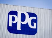Logo van PPG Industries.
