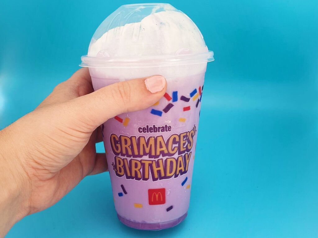 We Tried The Purple Grimace Milkshake From Mcdonalds And Still Cant Figure Out What It Tastes Like 0643