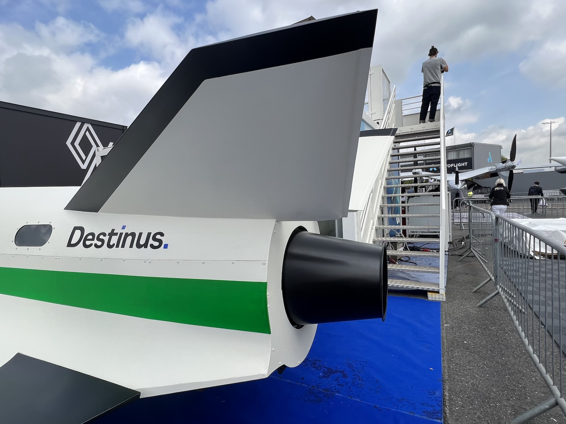 Engine of the Destinus 3 testbed that will test speeds of up to Mach 1.3 using hydrogen.