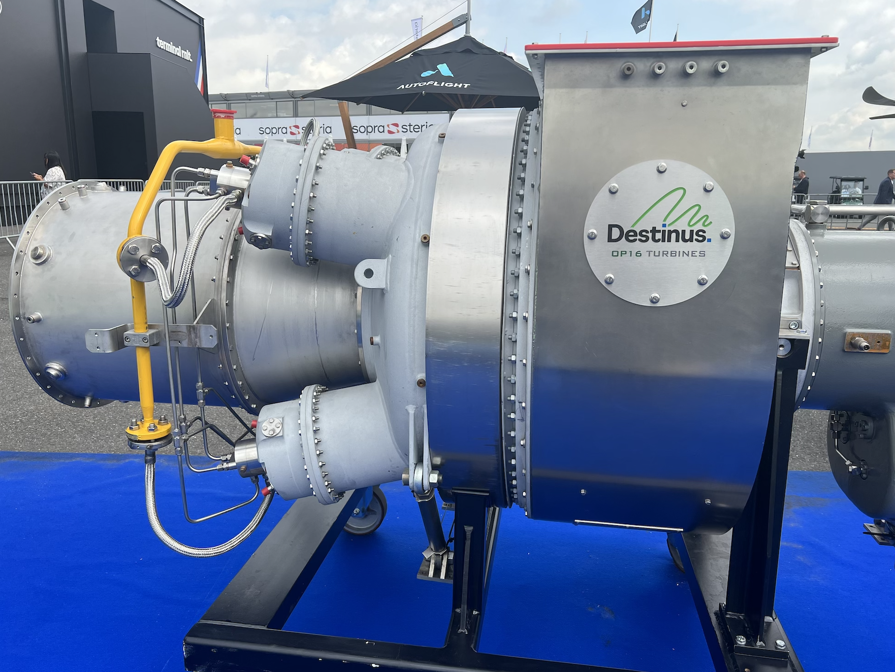 Destinus' gas turbine.