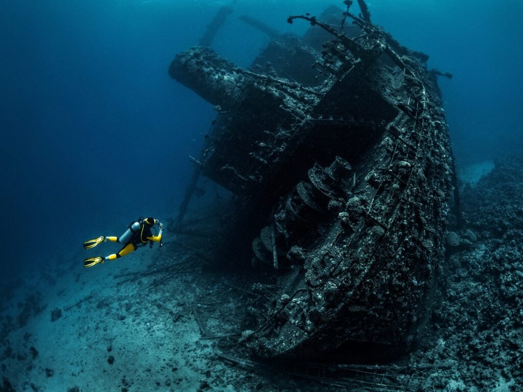 I have a phobia of submerged man-made objects. Even visiting Venice ...