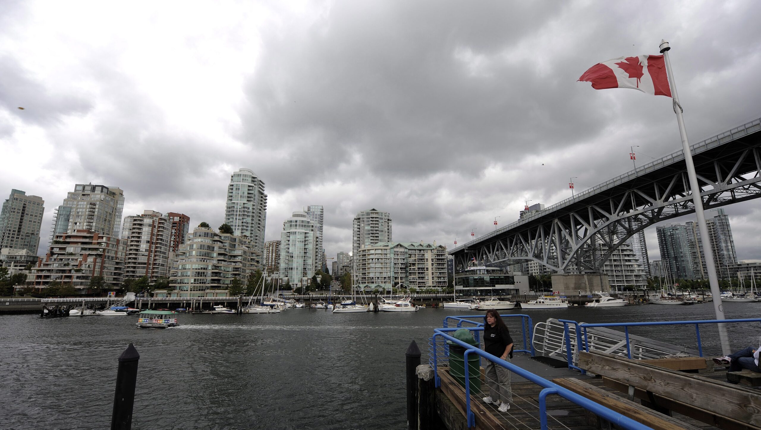 Granville Bridge in Vancouver. Foto: EPA/Matt Campbell.