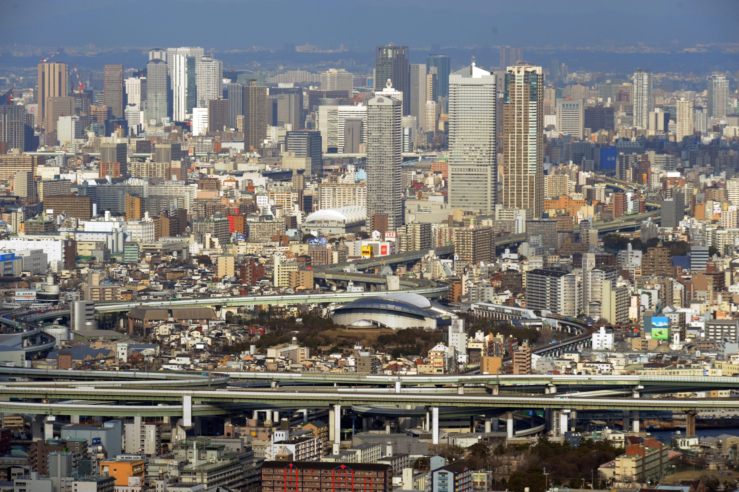 Het centrum van Osaka. Foto: EPA/Everett Kennedy.