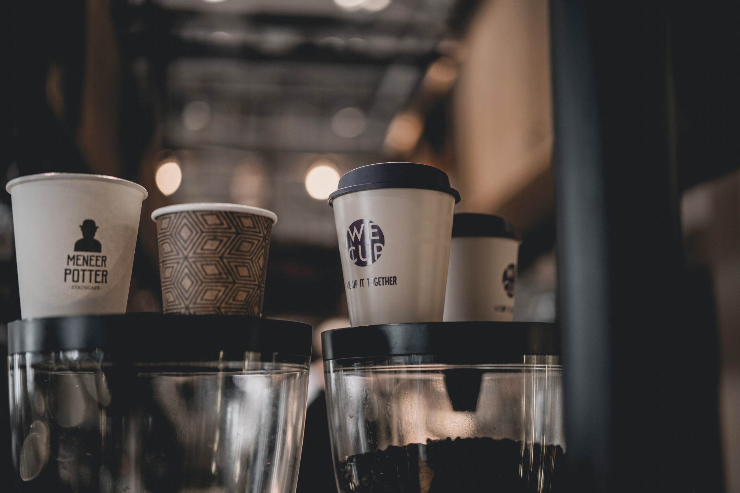 De herbruikbare koffiebekers van startup WeCup.
