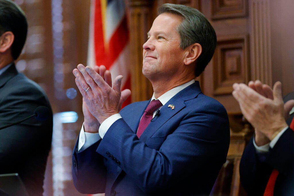 Georgia GOP Gov. Brian Kemp Says It's 'humbling' That Some People Think ...