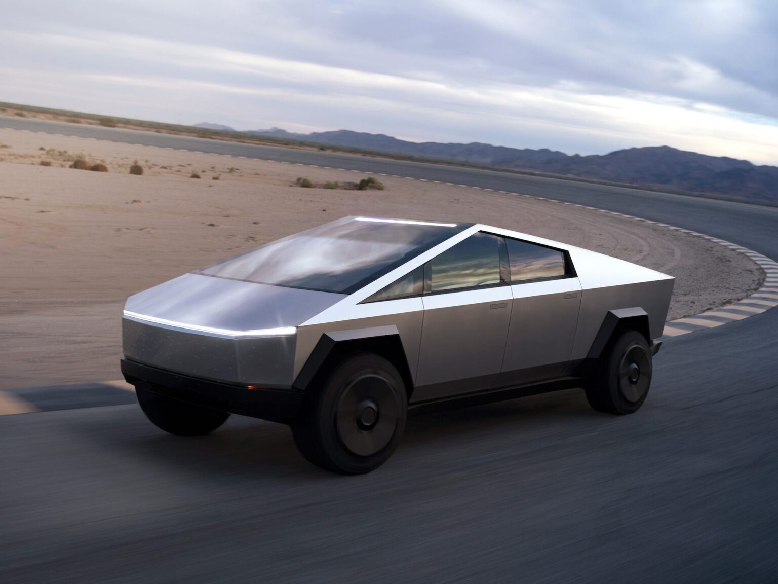 Tesla just gave us our first look at the Cybertruck's giant windshield ...