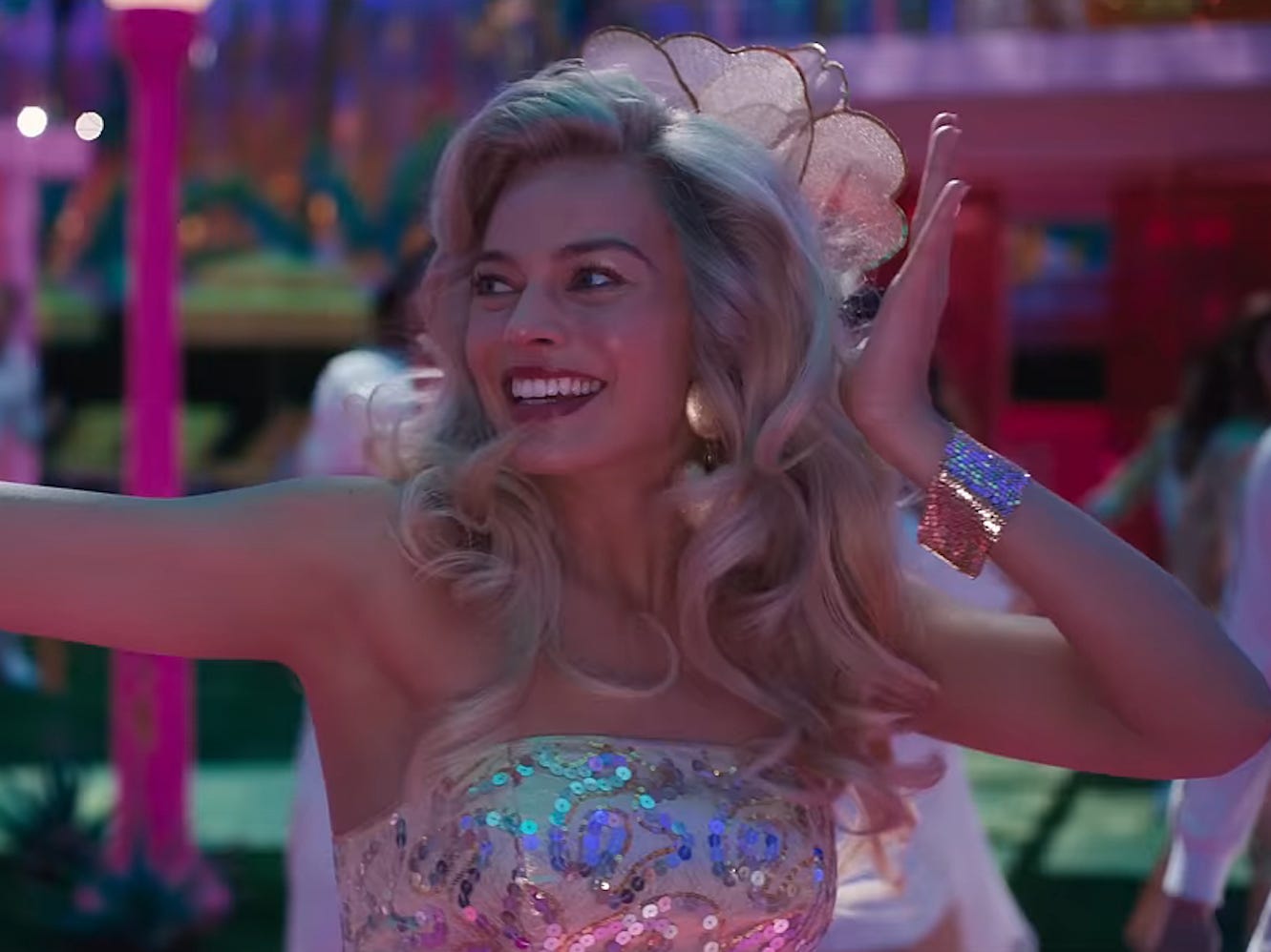 Margot Robbie as Barbie in &#34;Barbie.&#34;