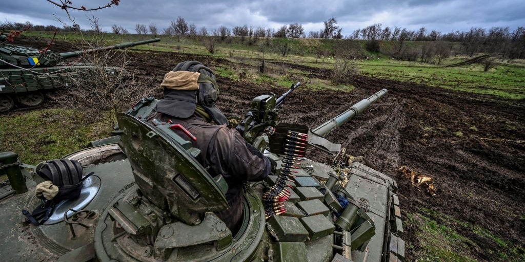 Video captures an anti-tank ditch swallowing a vehicle, showing one of ...