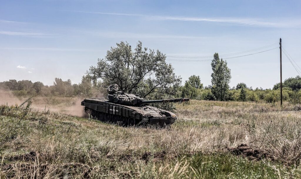 Westerse tanks in Oekraíne Leopard