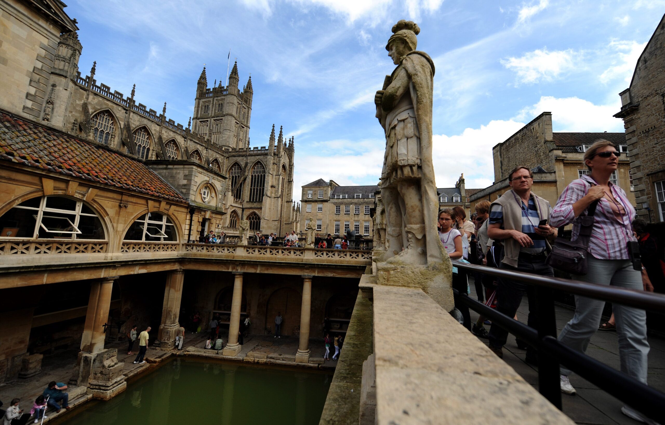 De Romeinse baden in Bath, na Londen de best bezochte toeristenplaats van Engeland. Foto: EPA/ANDY RAIN