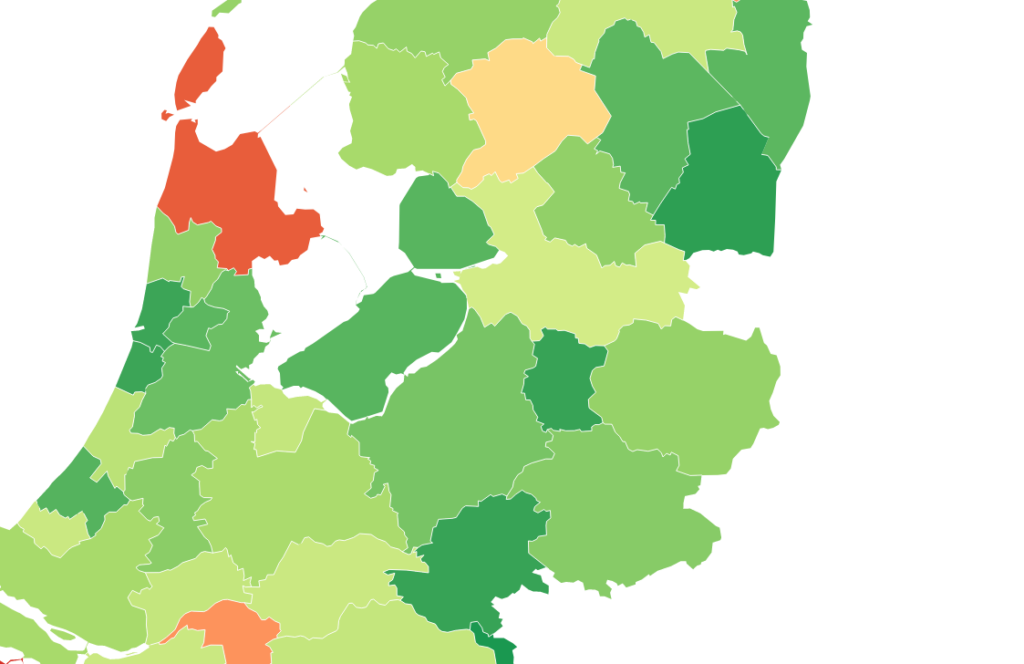 huizenprijs regio tweede kwartaal 2023